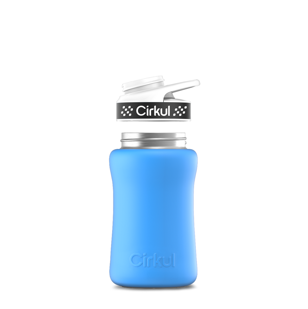 12oz. Stainless Steel Bottle & Comfort Grip Lid