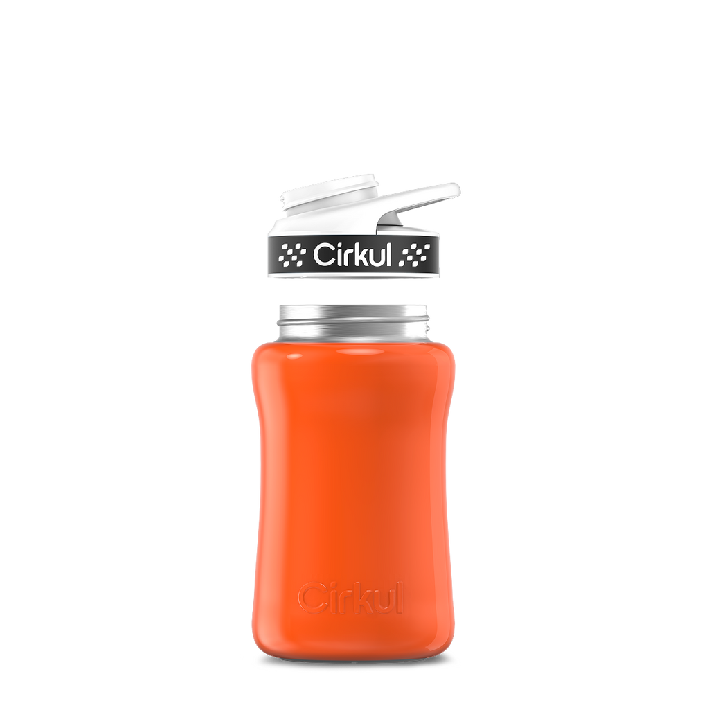 12oz. Stainless Steel Bottle & Comfort Grip Lid