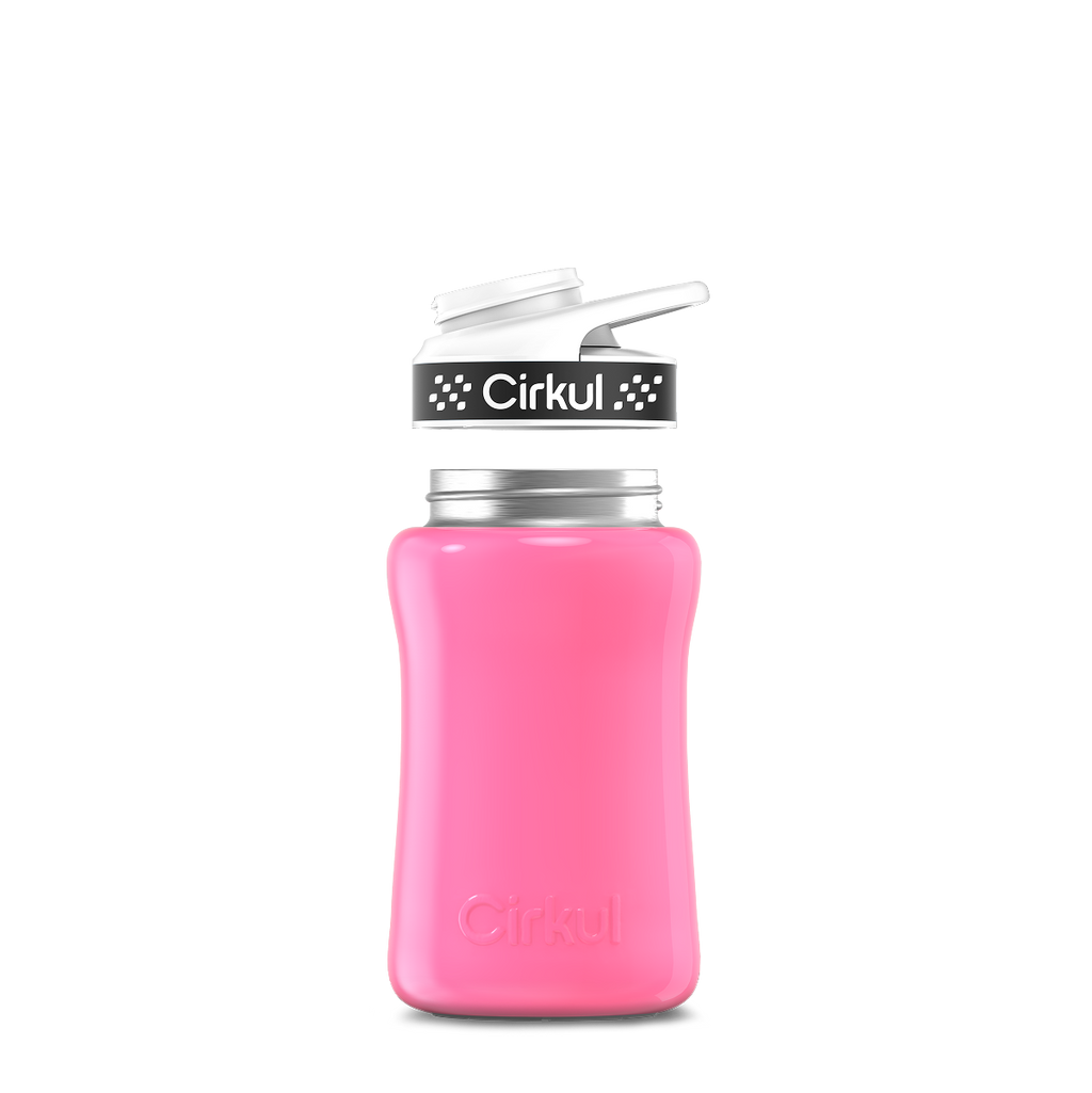 12oz. Stainless Steel Bottle & Comfort Grip Lid