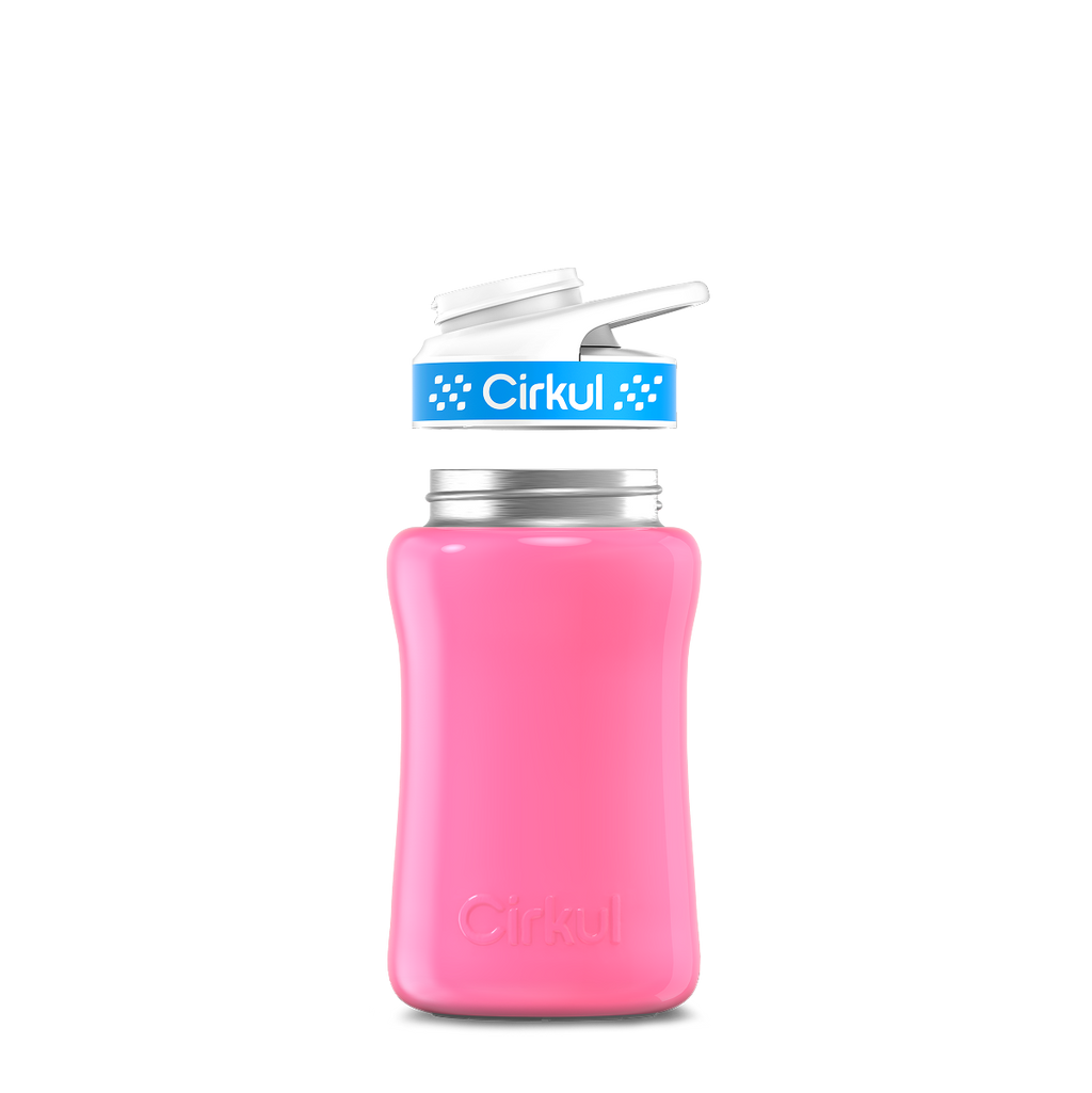12oz. Stainless Steel Bottle & Comfort Grip Lid