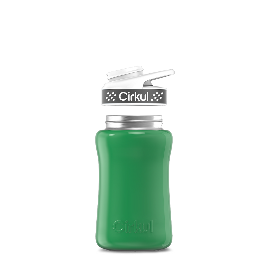 12oz. Stainless Steel Bottle & Comfort Grip Lid