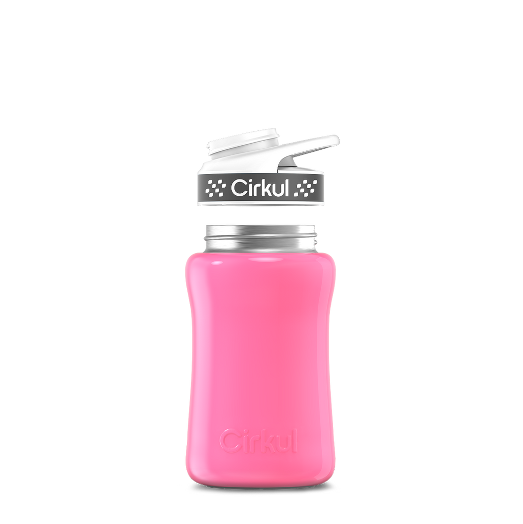 12oz. Stainless Steel Bottle & Comfort Grip Lid