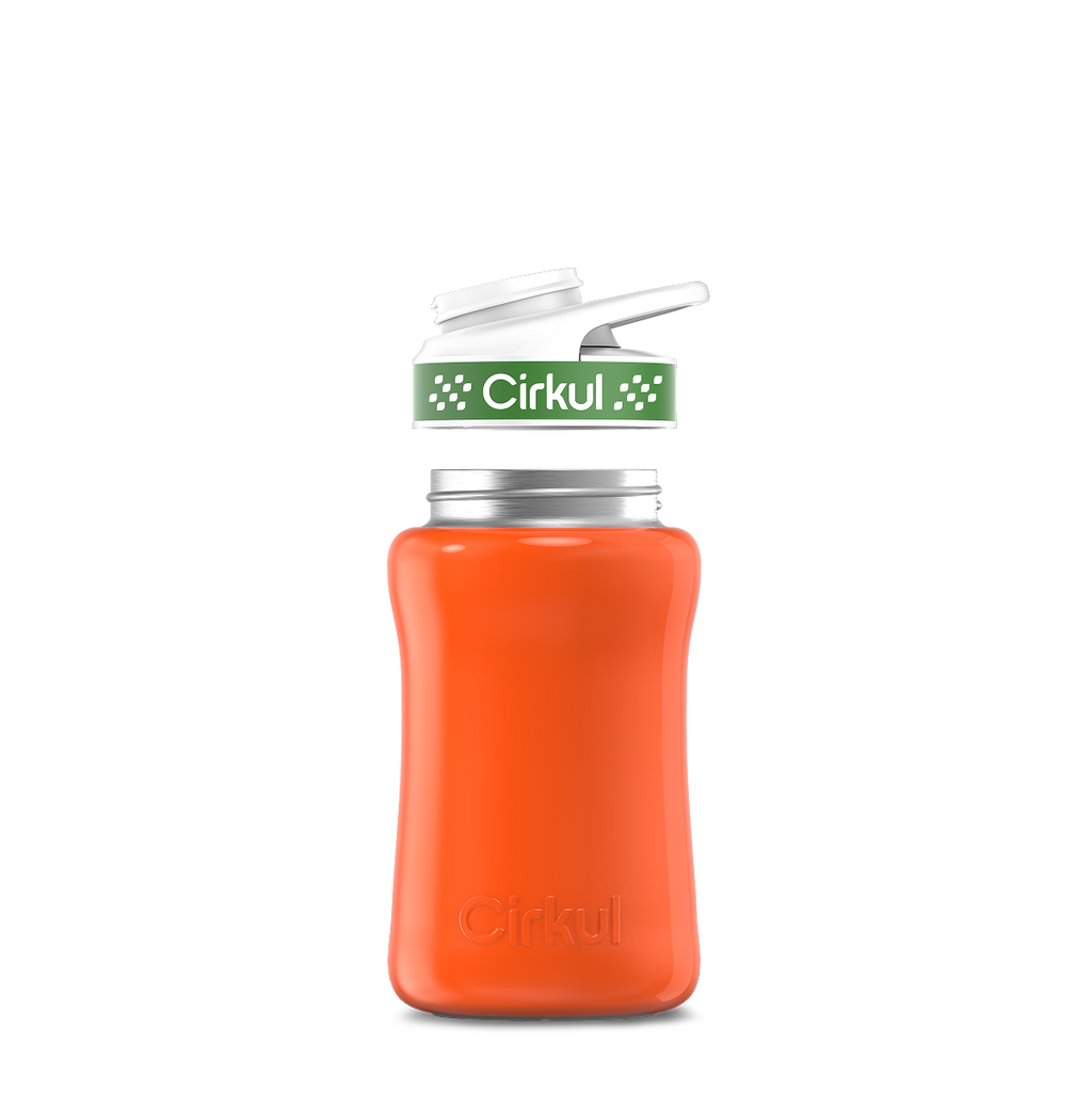 12oz. Stainless Steel Bottle & Comfort Grip Lid