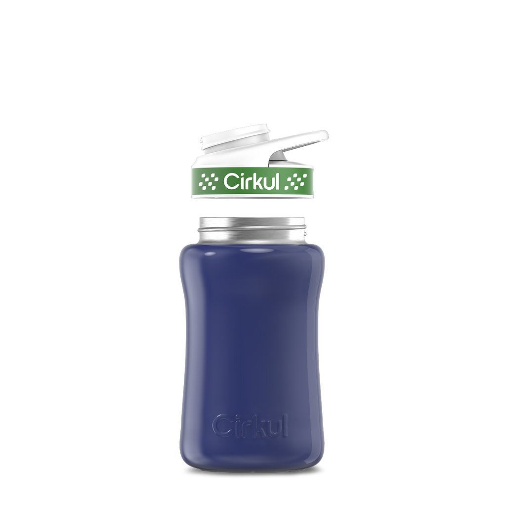 12oz. Stainless Steel Bottle & Comfort Grip Lid