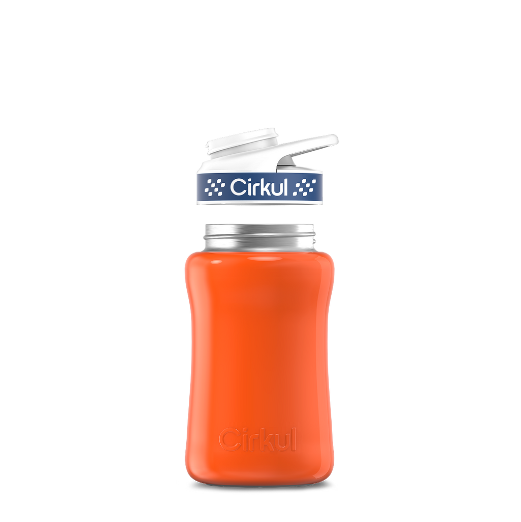 12oz. Stainless Steel Bottle & Comfort Grip Lid