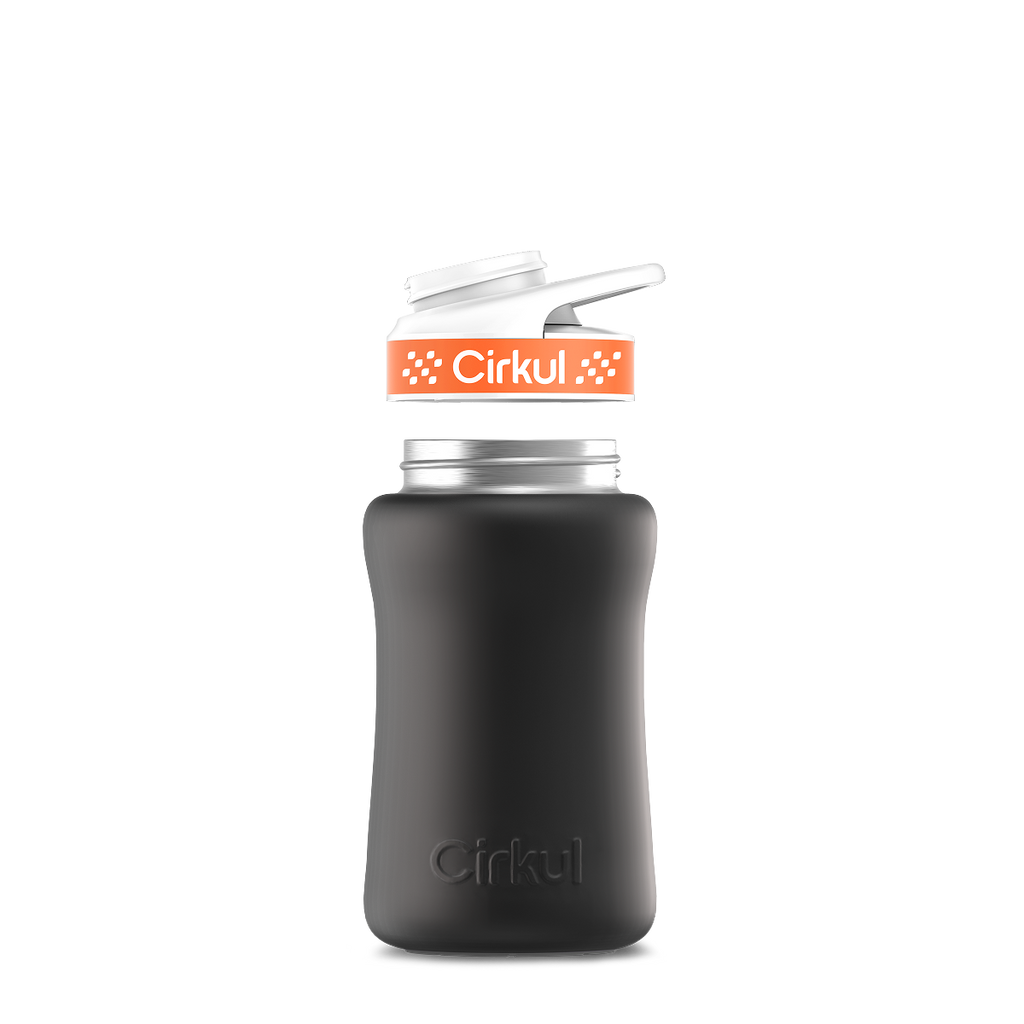 12oz. Stainless Steel Bottle & Comfort Grip Lid