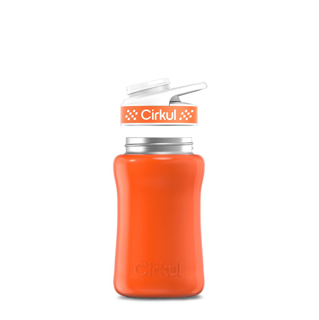 12oz. Stainless Steel Bottle & Comfort Grip Lid