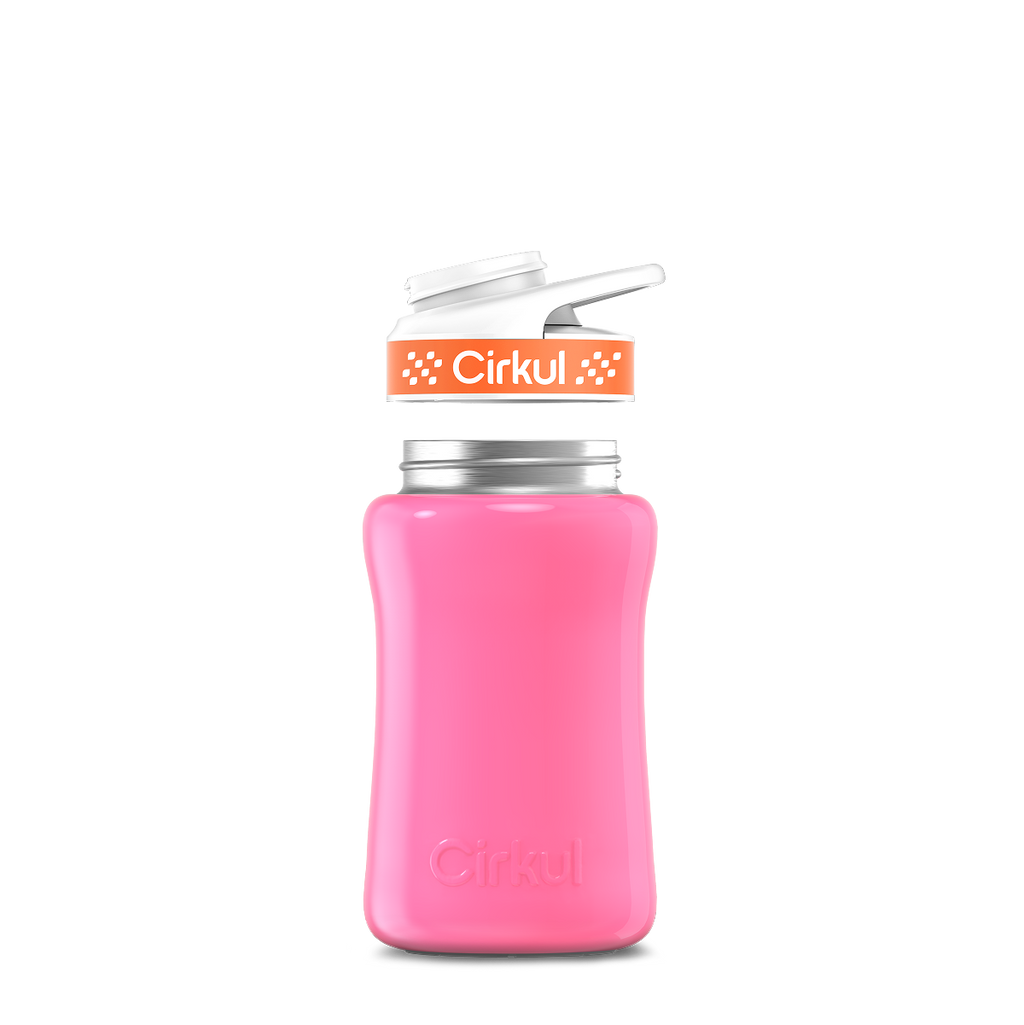 12oz. Stainless Steel Bottle & Comfort Grip Lid