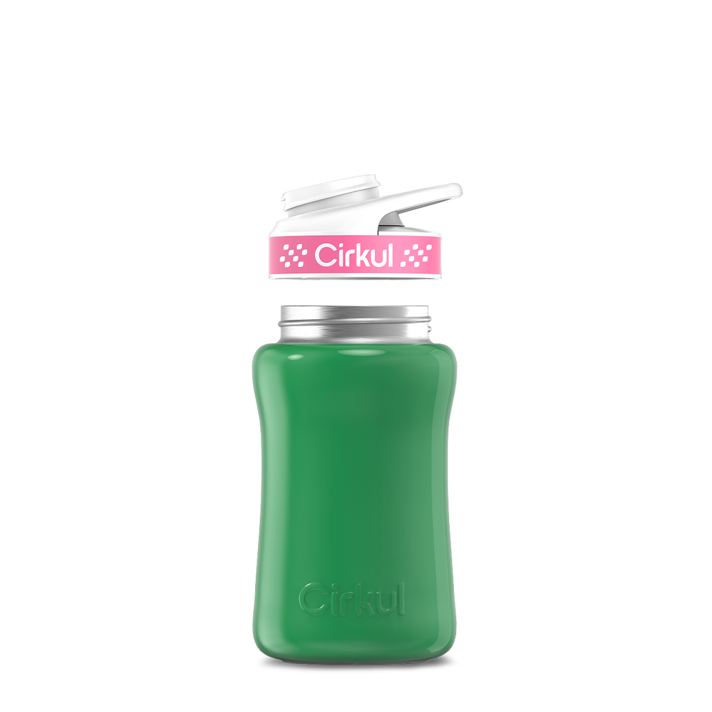 12oz. Stainless Steel Bottle & Comfort Grip Lid