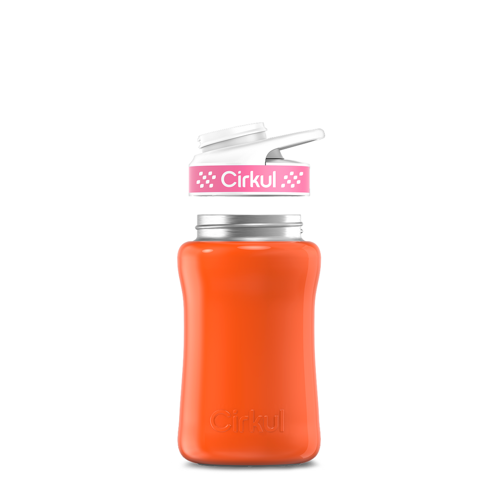 12oz. Stainless Steel Bottle & Comfort Grip Lid