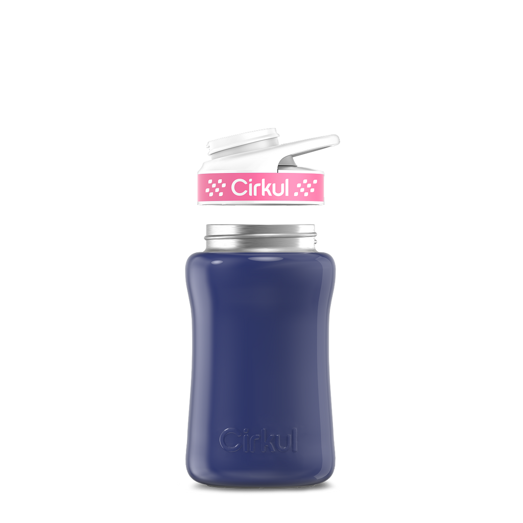 12oz. Stainless Steel Bottle & Comfort Grip Lid