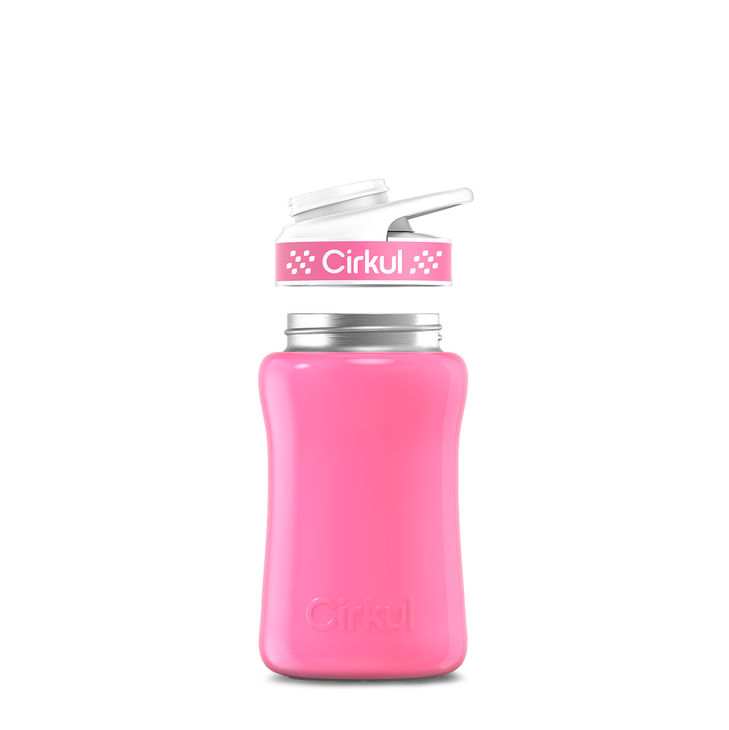 12oz. Stainless Steel Bottle & Comfort Grip Lid