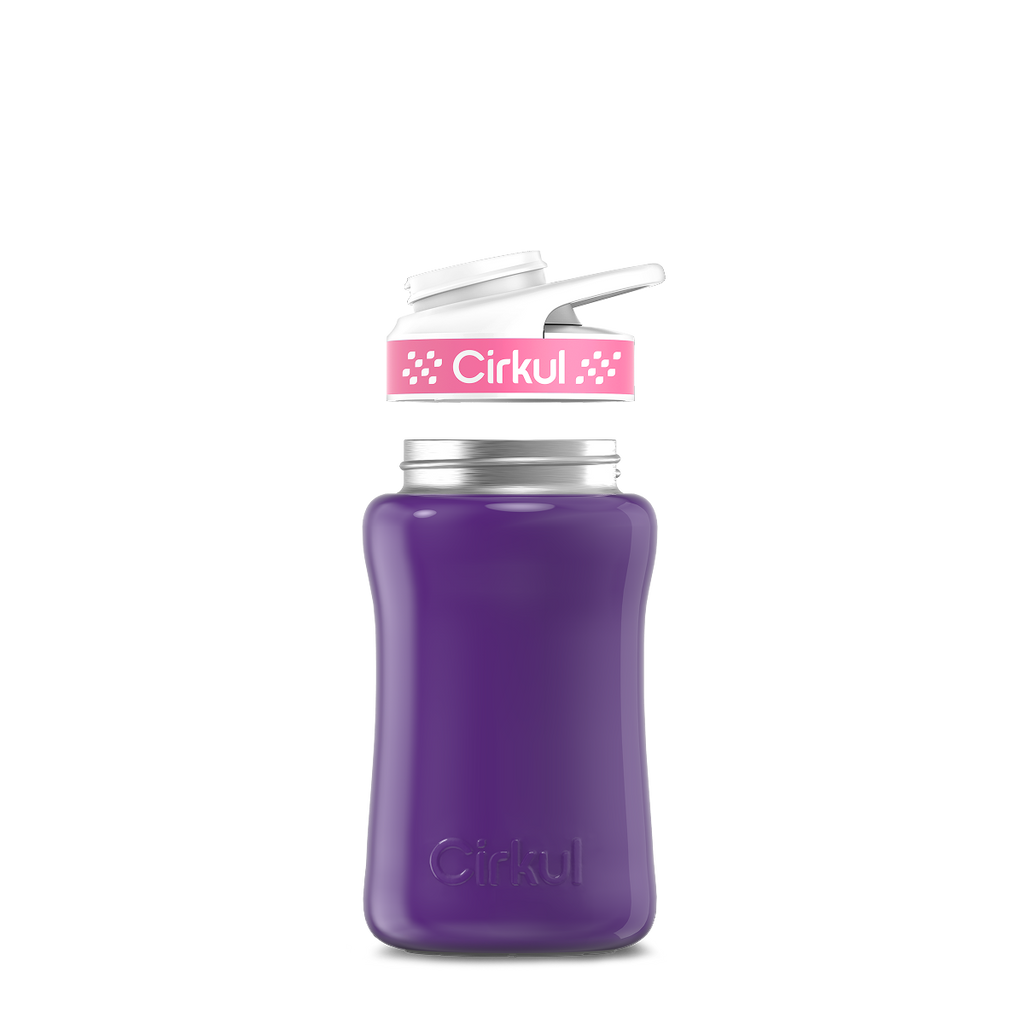 12oz. Stainless Steel Bottle & Comfort Grip Lid