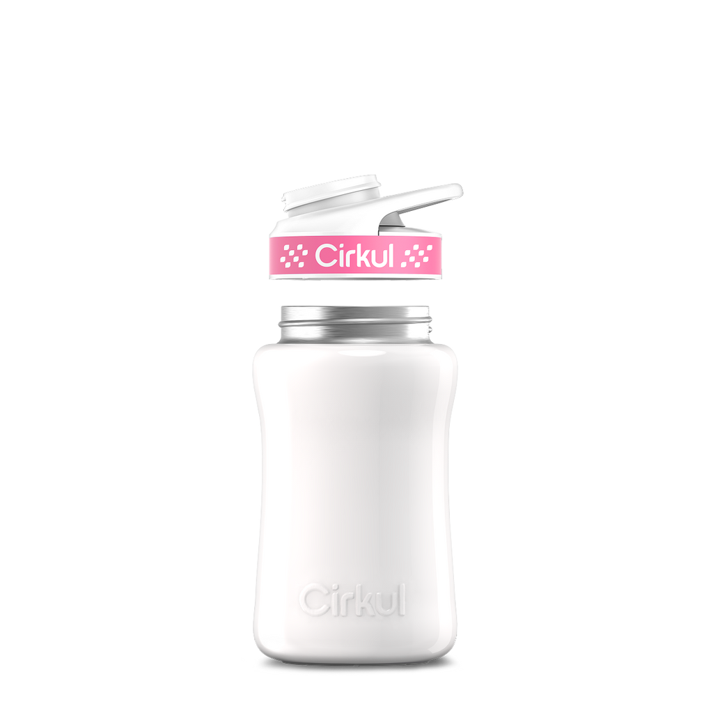 12oz. Stainless Steel Bottle & Comfort Grip Lid