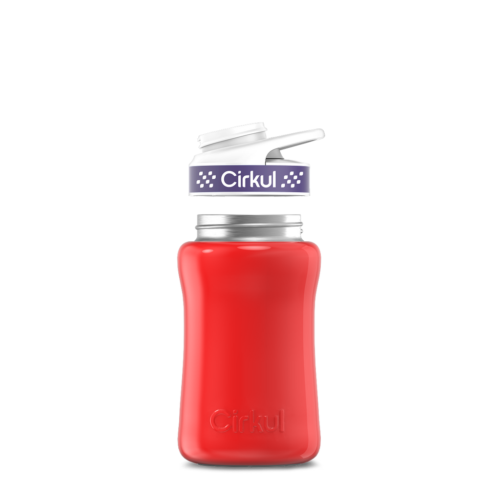 12oz. Stainless Steel Bottle & Comfort Grip Lid