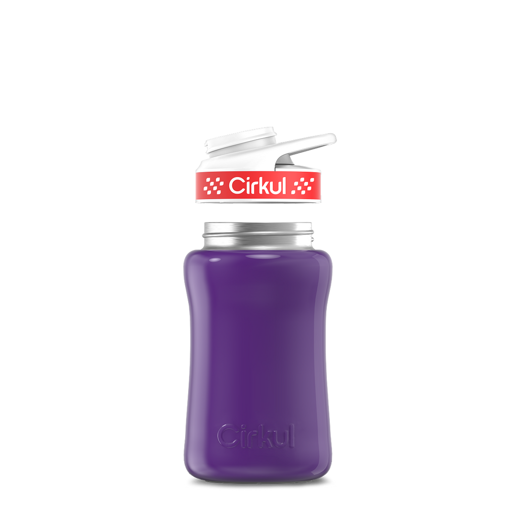 12oz. Stainless Steel Bottle & Comfort Grip Lid